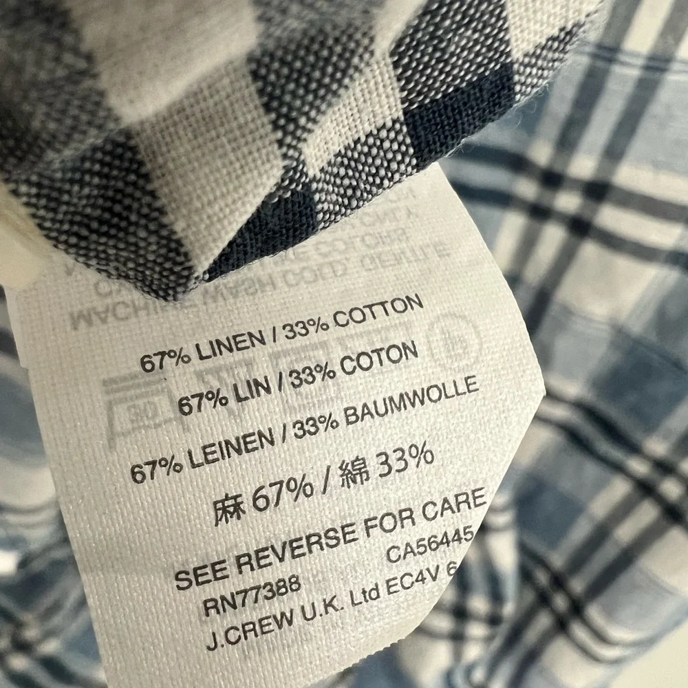 J. Crew Baird McNutt linen blend shirt